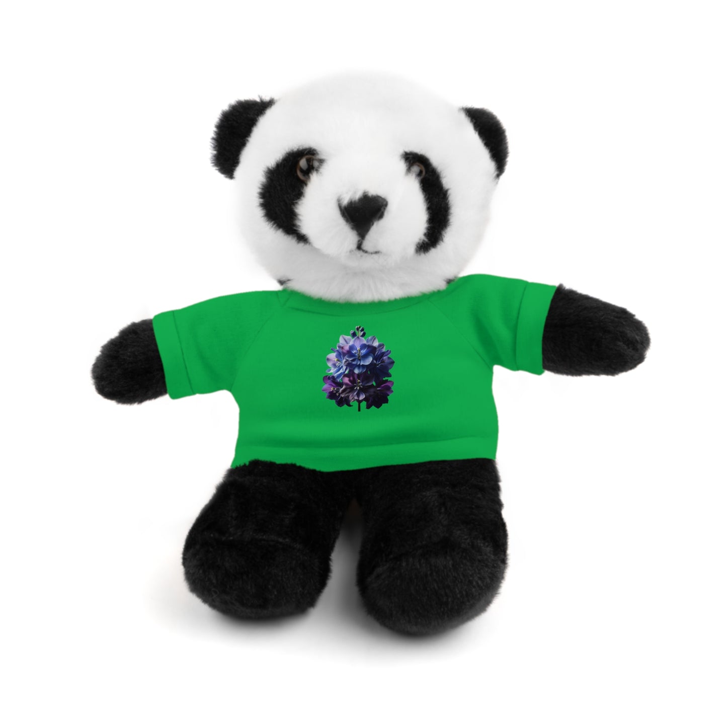 Calendar MONTH 07 July Flower “Larkspur” Tee shirt detail on Animal of choice (5) to choose from - Perfect Gift for Babies and Toddlers