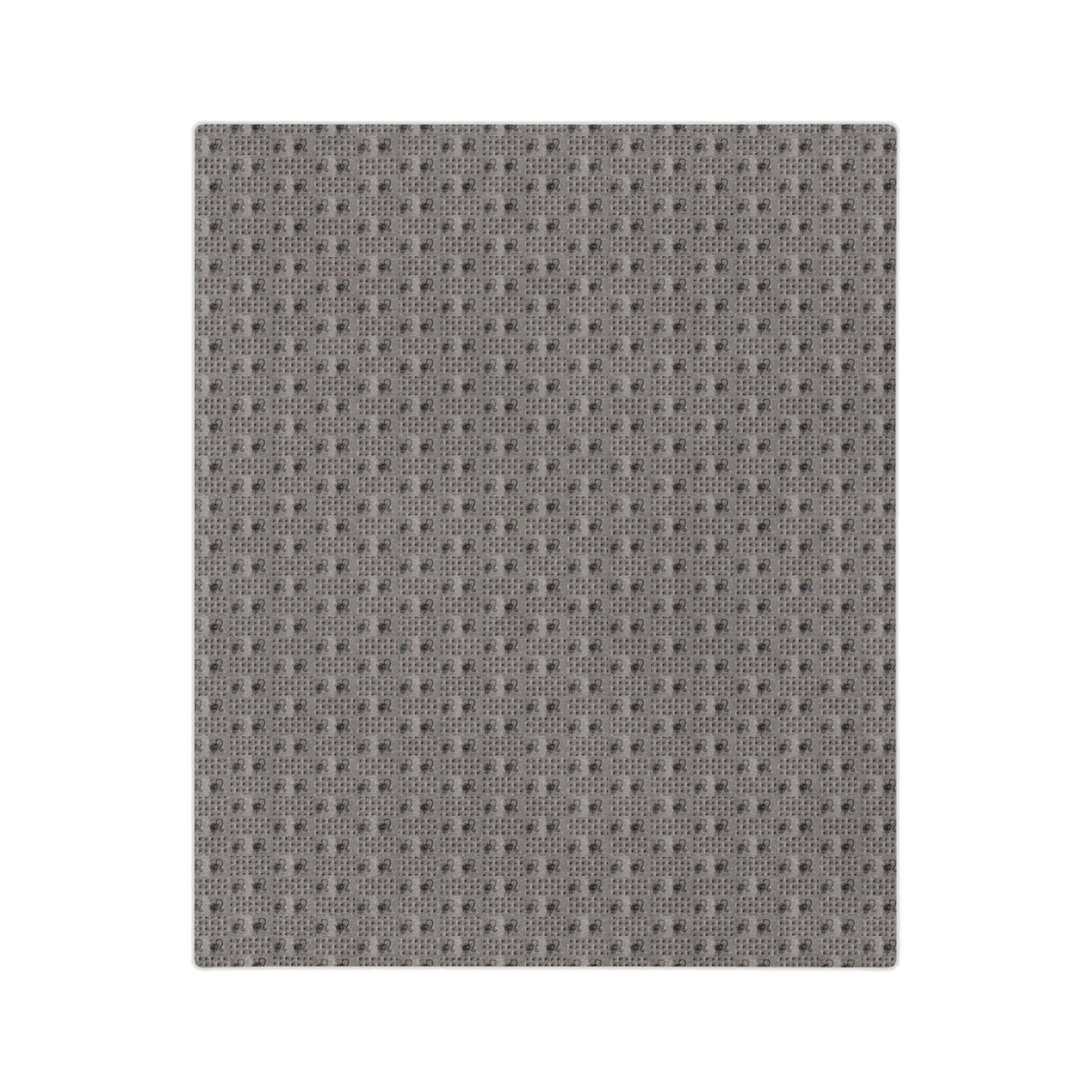 Leo Glyph Print Minky Velveteen Blanket