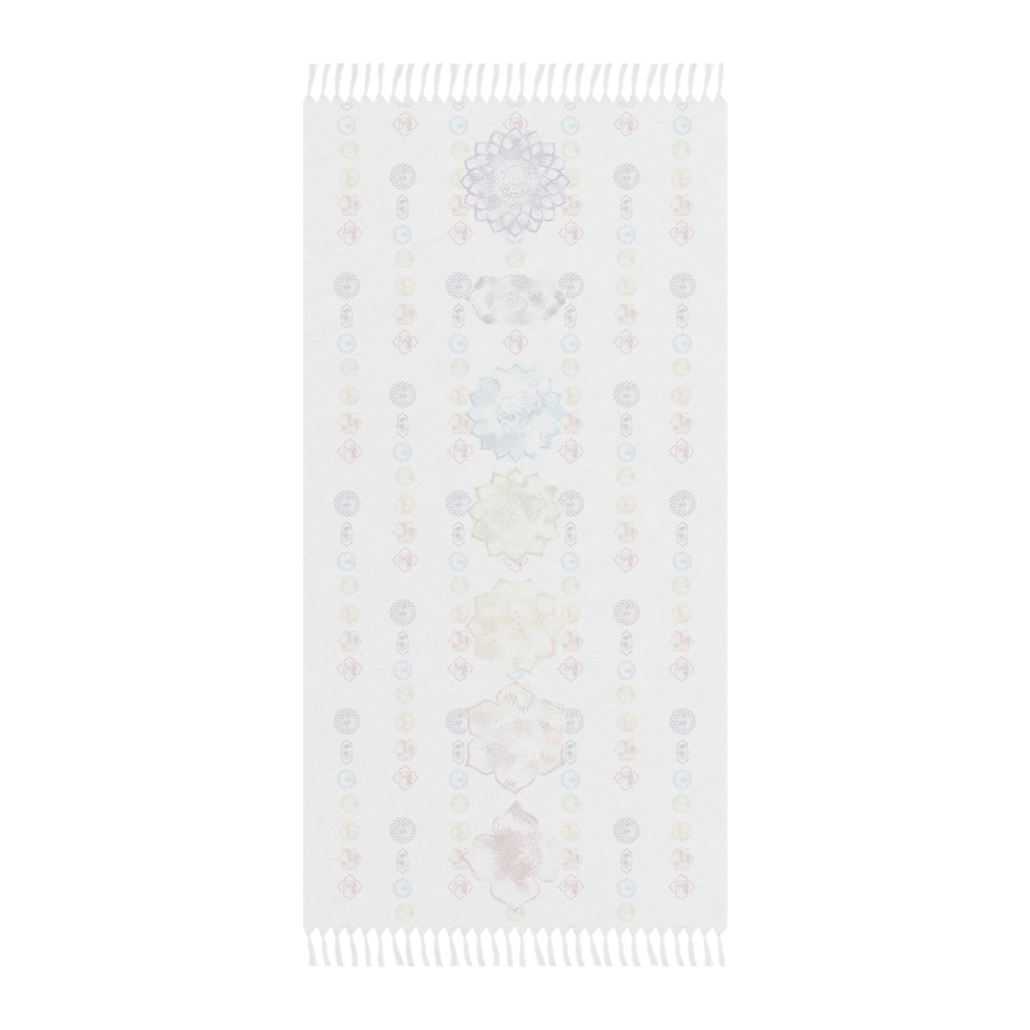 xyzodiacs 07 Chakras Namaste Boho Beach Cloth with 7 Chakras Design