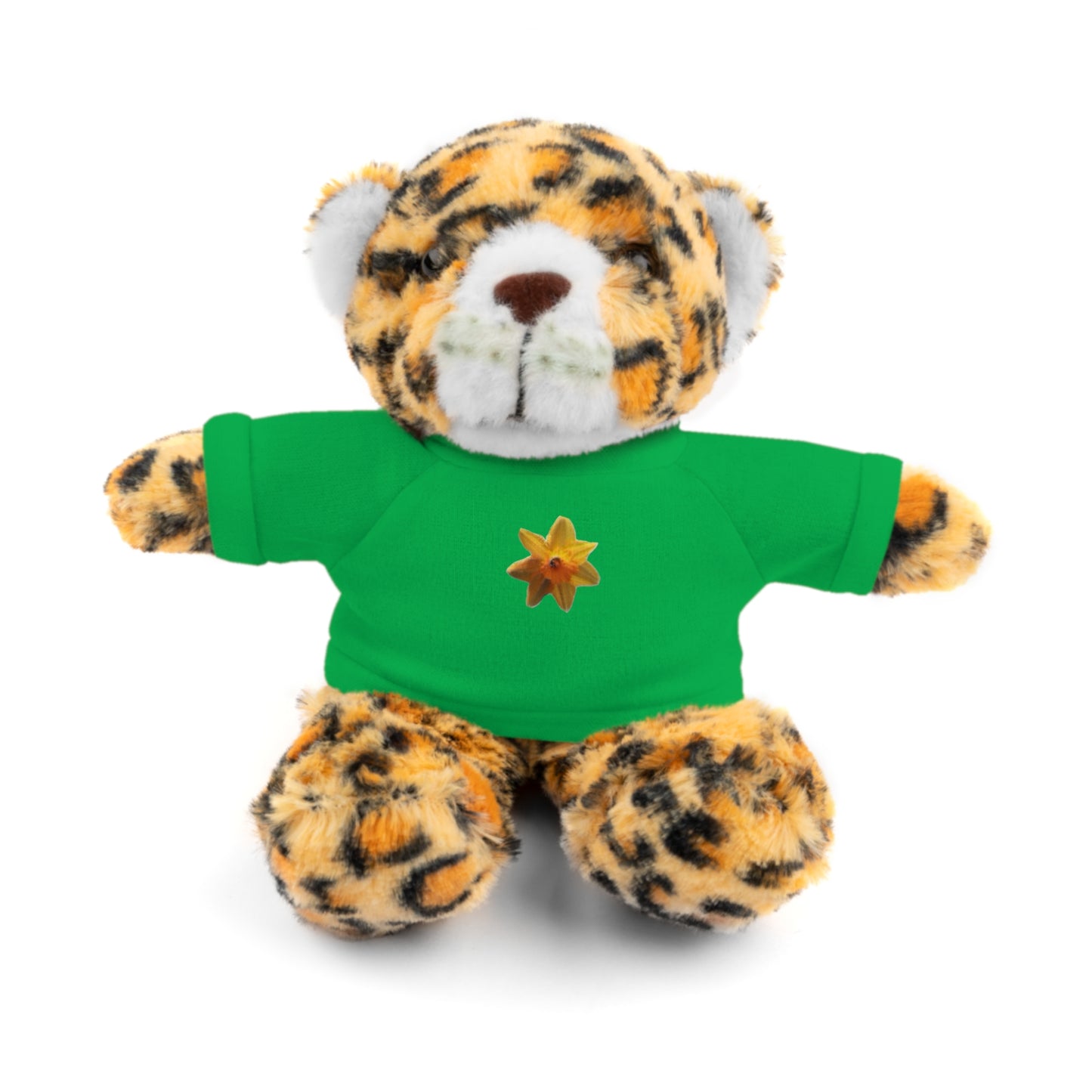 Calendar MONTH 03 March Flower “Daffodil” Tee shirt detail on Animal of choice (5) to choose from - Perfect Gift for Babies and Toddlers