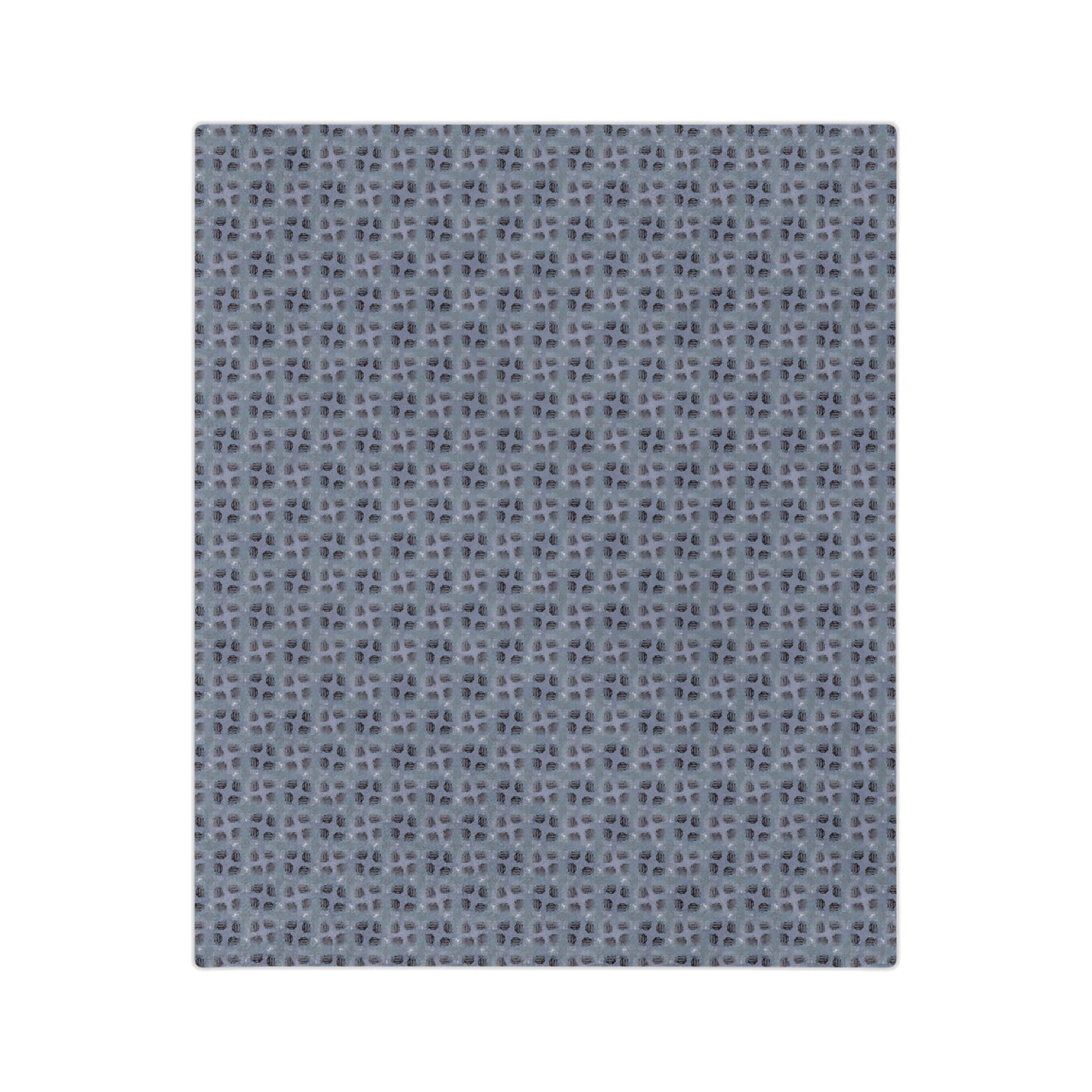 VIRGO Glyph Print Minky Velveteen Blanket