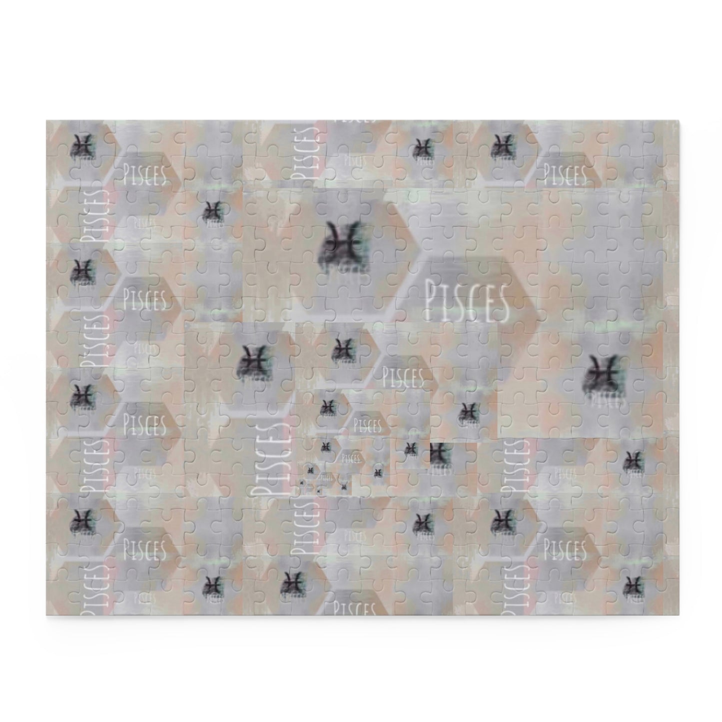 Zodiac PISCES Puzzle Optical Illusion Puzzle (120, 252, 500-Piece) Pisces Zodiac