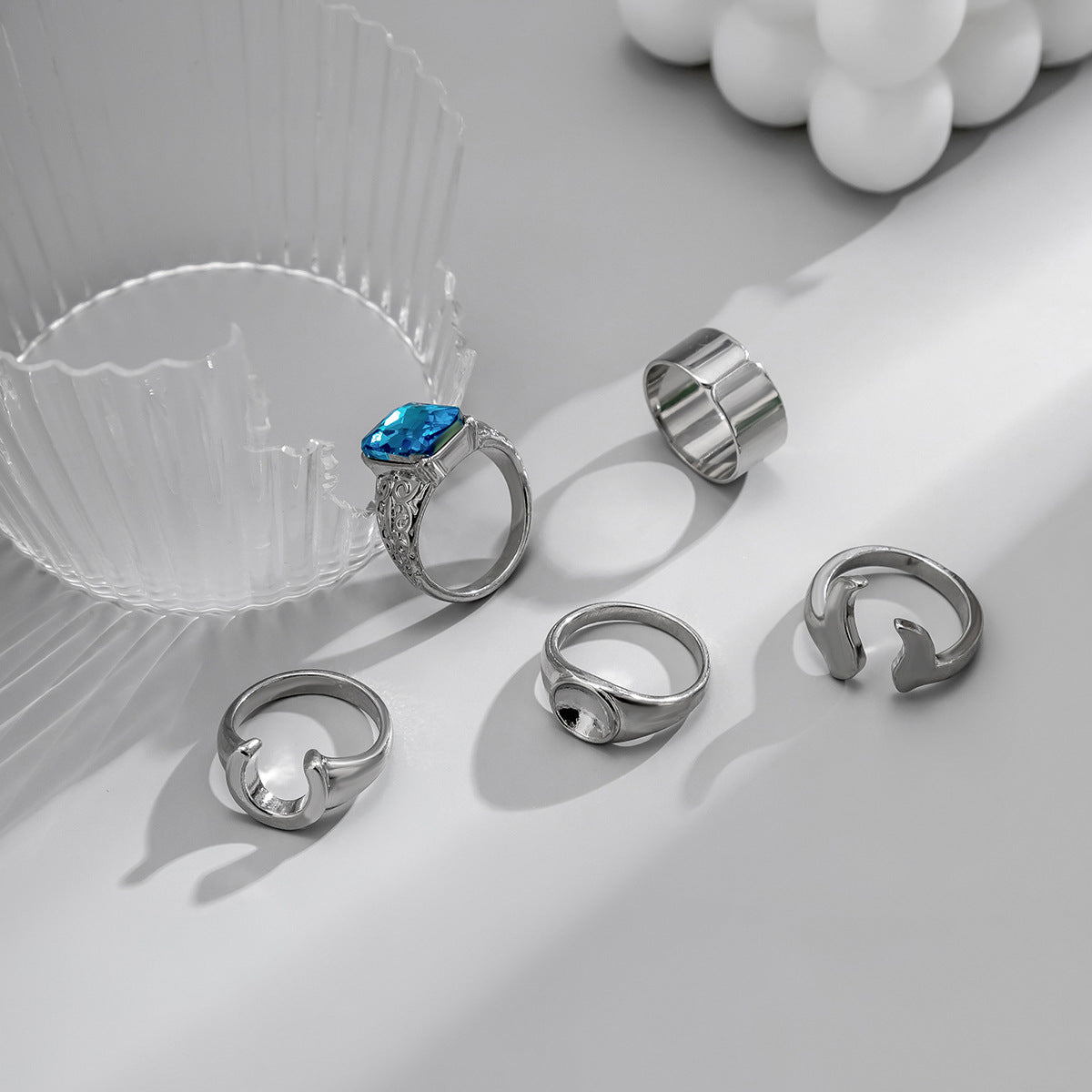 Men's Jewelry Gem Vintage Style  Men Rings