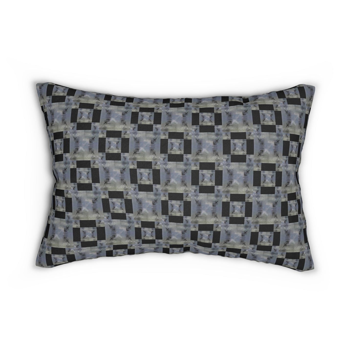 Sagittarius Glyph Print Lumbar Pillow