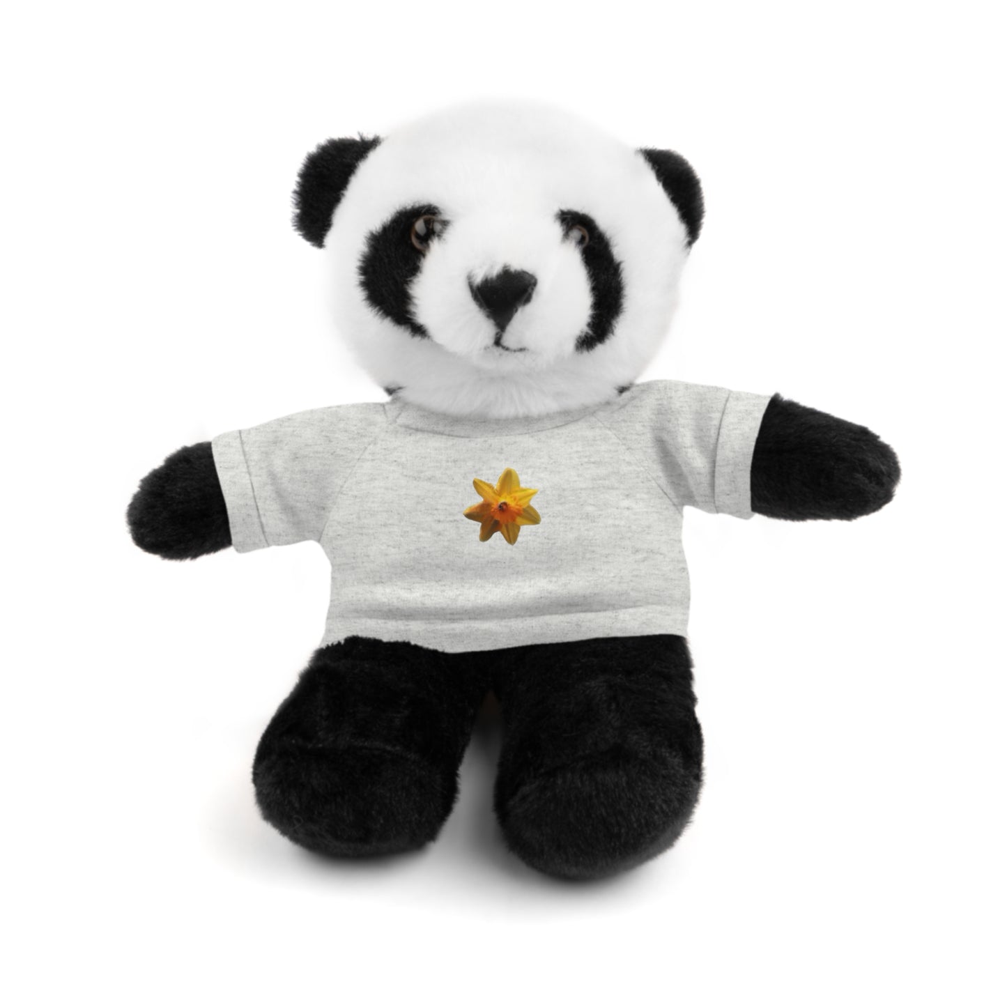 Calendar MONTH 03 March Flower “Daffodil” Tee shirt detail on Animal of choice (5) to choose from - Perfect Gift for Babies and Toddlers