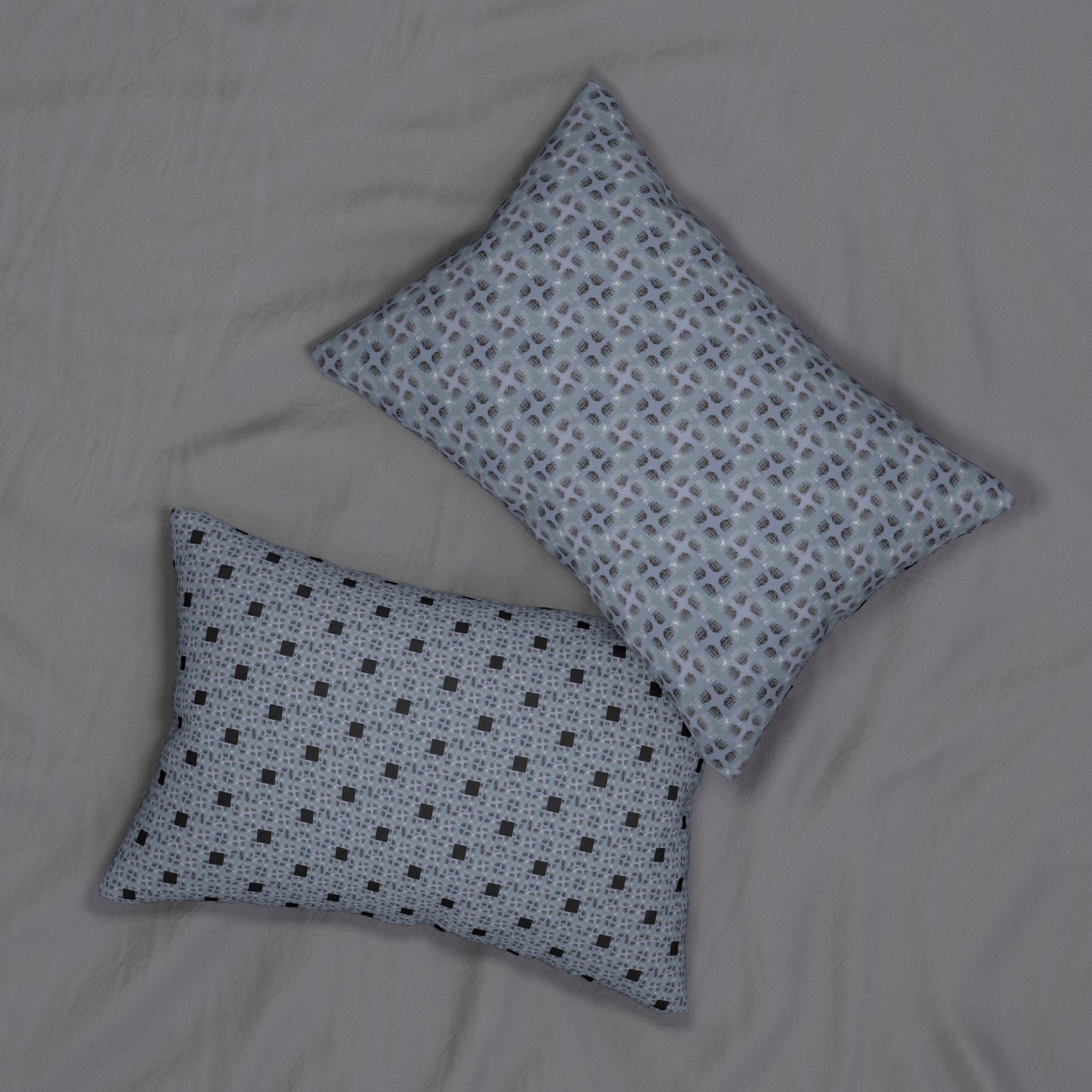 Virgo Glyph Print Lumbar Pillow