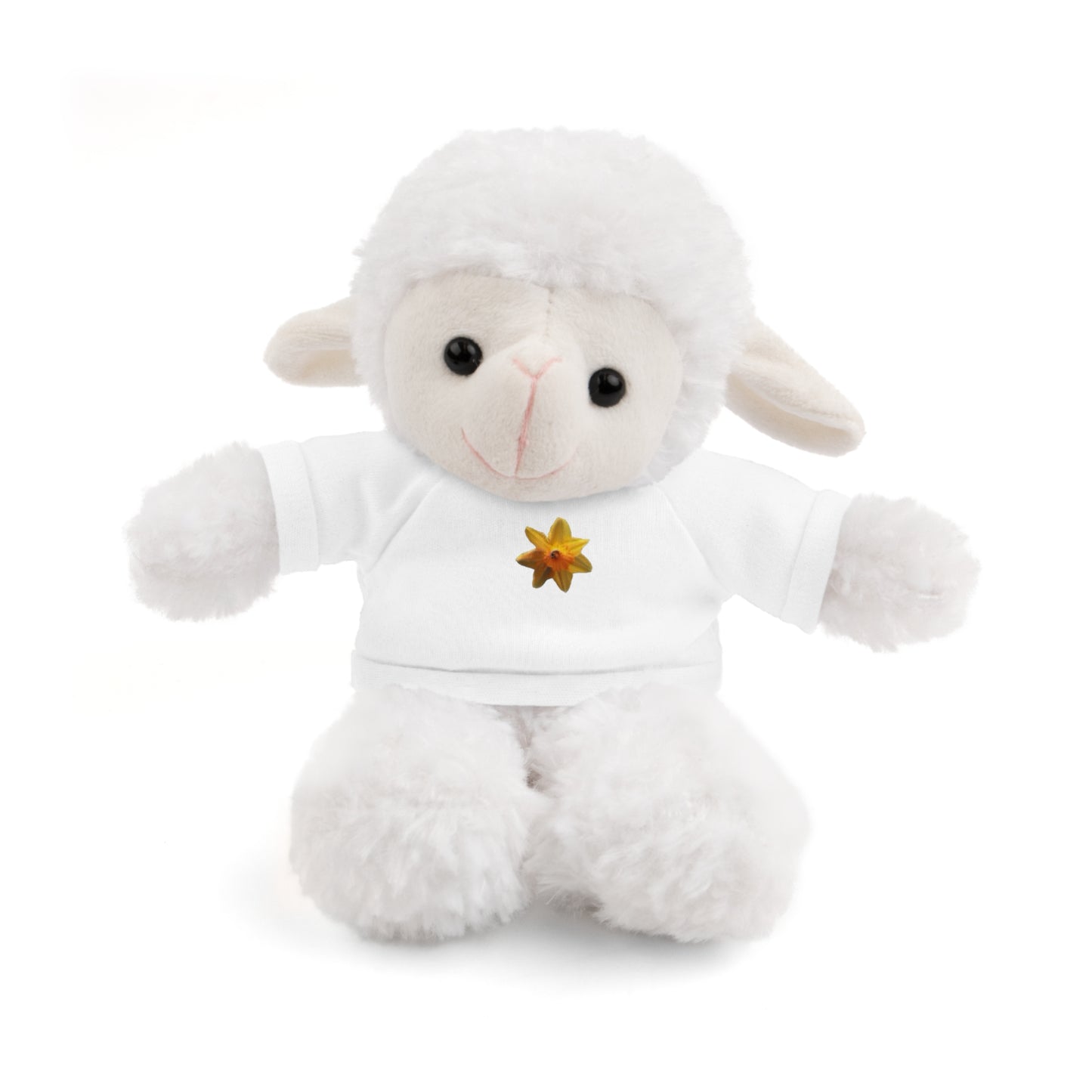 Calendar MONTH 03 March Flower “Daffodil” Tee shirt detail on Animal of choice (5) to choose from - Perfect Gift for Babies and Toddlers