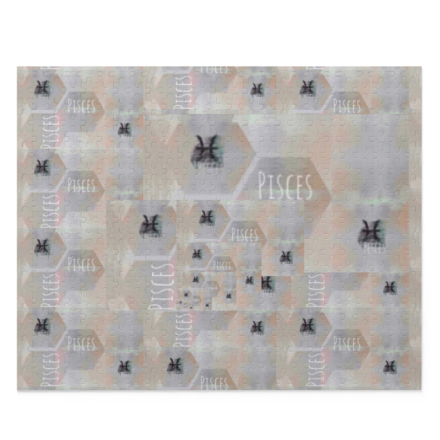 Zodiac PISCES Puzzle Optical Illusion Puzzle (120, 252, 500-Piece) Pisces Zodiac