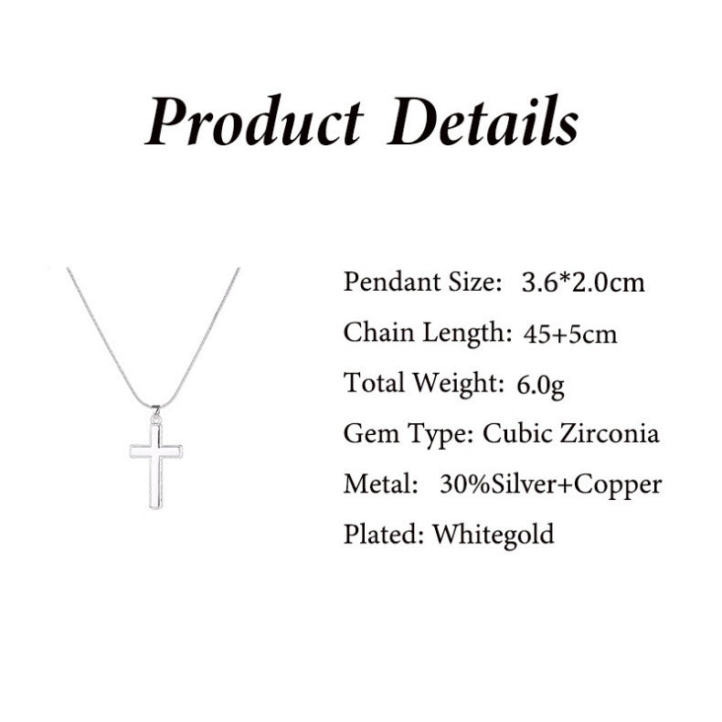 ZZZ Stylish Cross Gift Box Necklace for Your Amazing Son