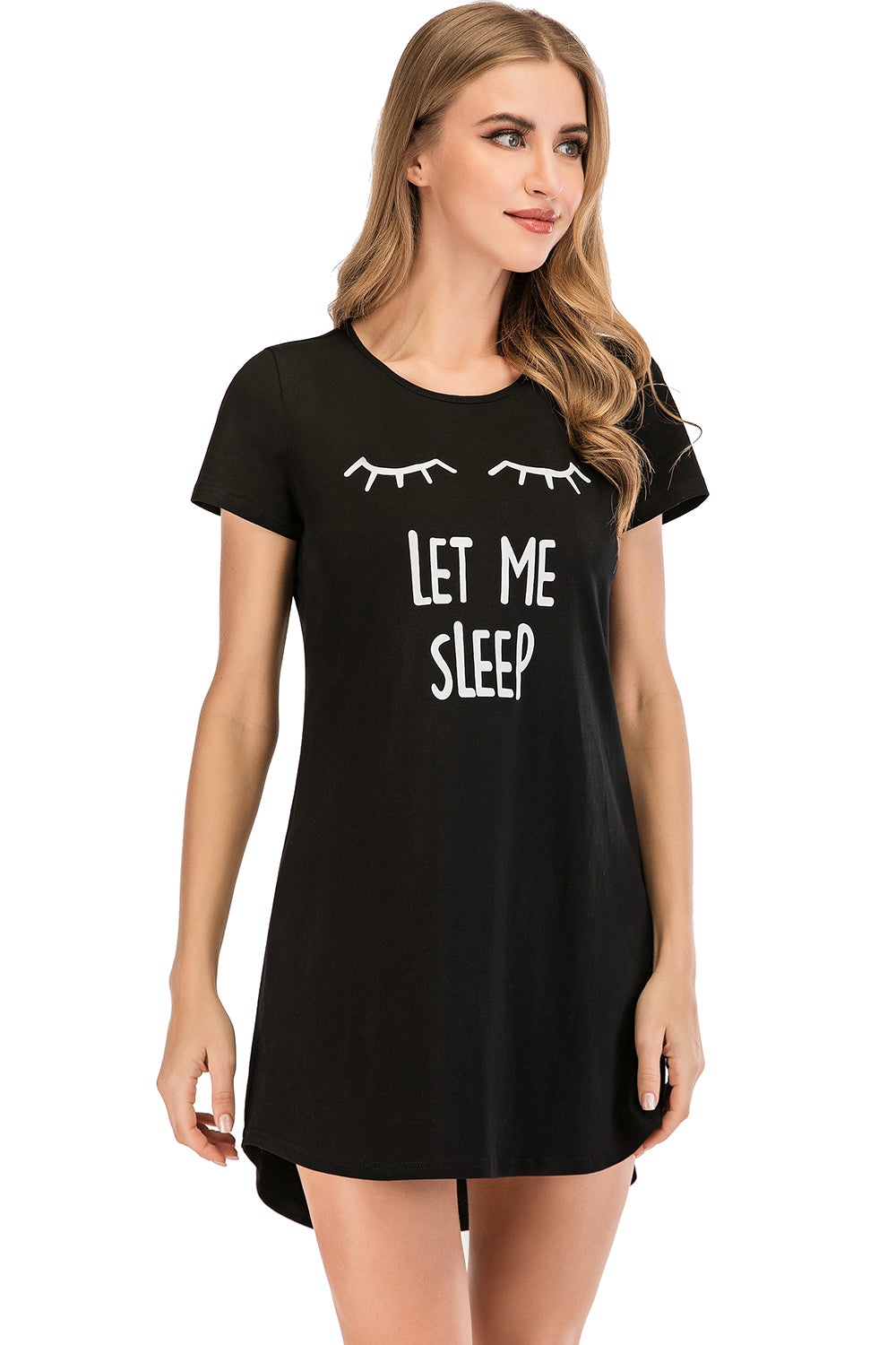 Women's Lounge Dress Graphic Round Neck Short Sleeve Dress