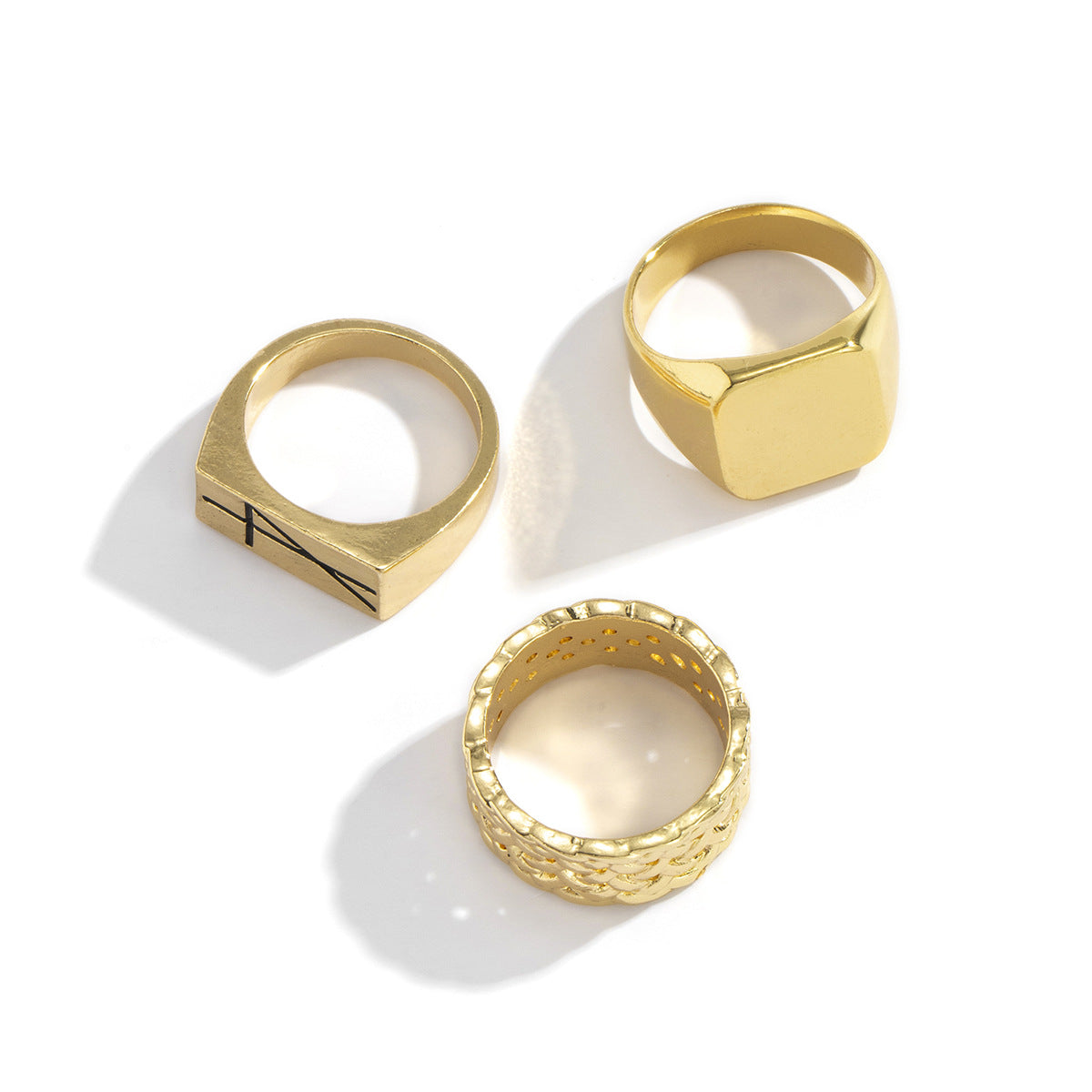 Men's Jewelry Exquisite street hip-hop style all-match ring