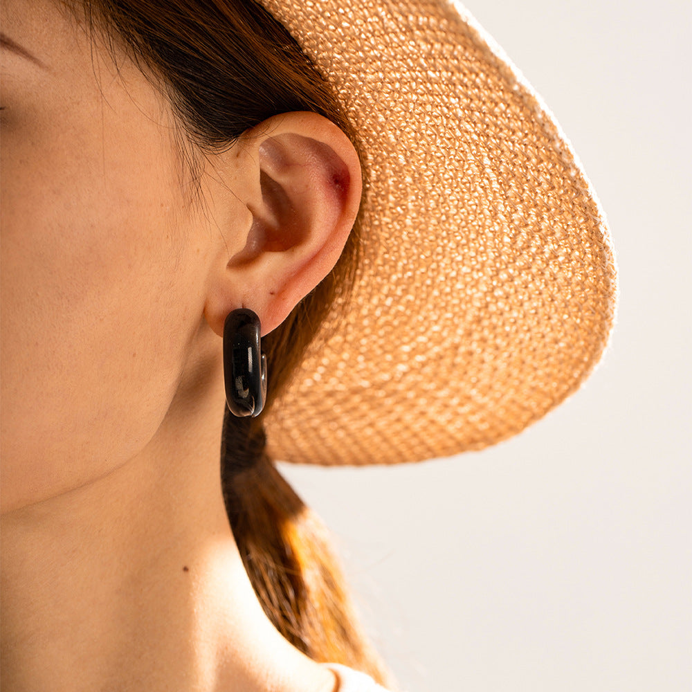ZZZ XYZodiacs Jewelry High Quality Hoop Earrings (18K Gold)