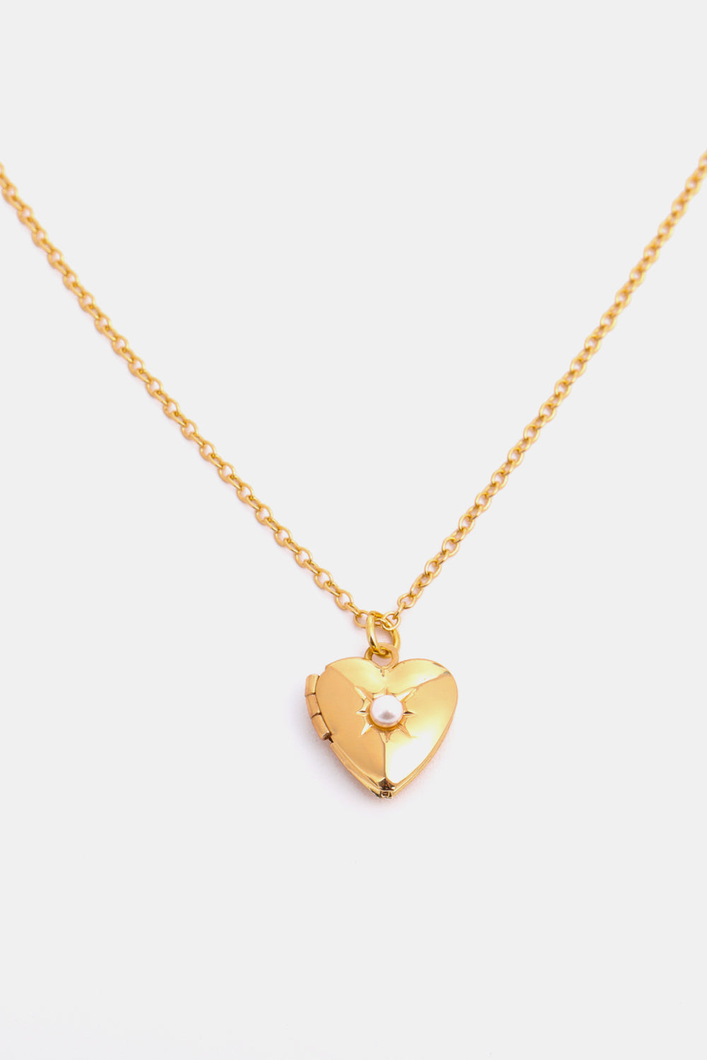 Z12 Birthstone (Pick your Month) 14 K Gold Plated Zircon Heart Shape Pendant Necklace