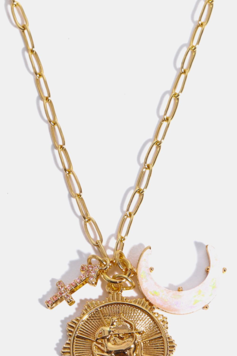 Zodiacs 12 ZODIAC SIGNS (Pick your Horoscope) Copper Necklace Constellation and Moon Pendant Copper Necklace