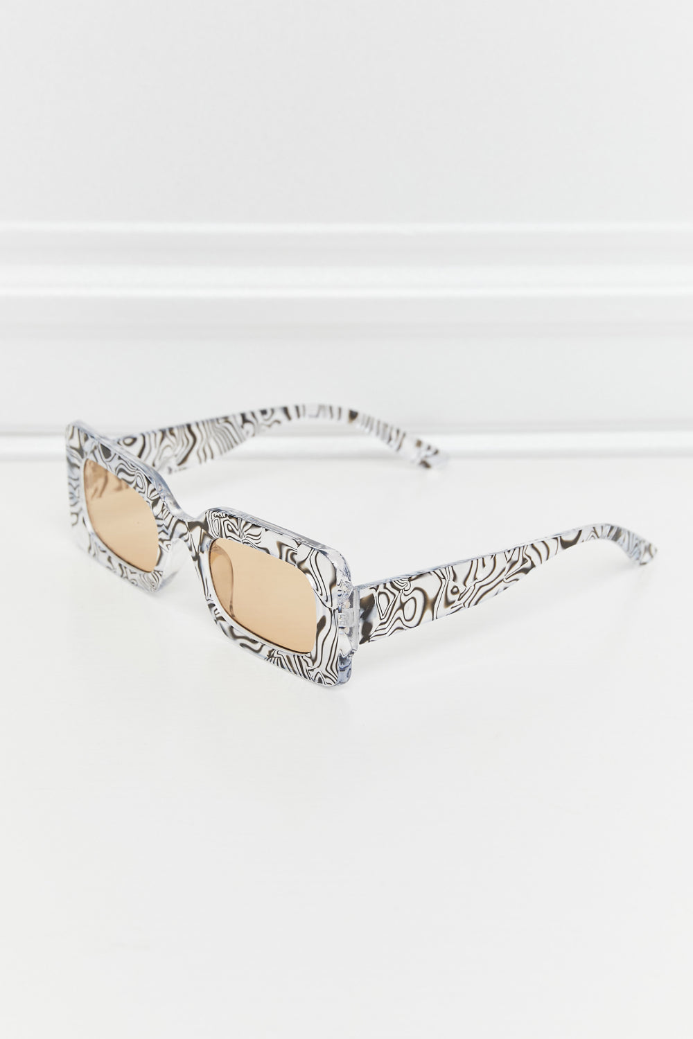 Sunglasses Tortoiseshell Rectangle Polycarbonate