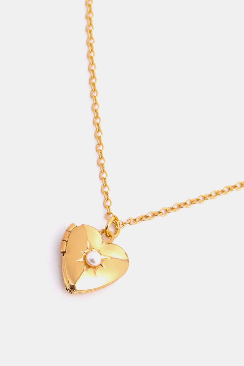 Z12 Birthstone (Pick your Month) 14 K Gold Plated Zircon Heart Shape Pendant Necklace